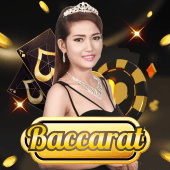 Baccarat hot card game icon